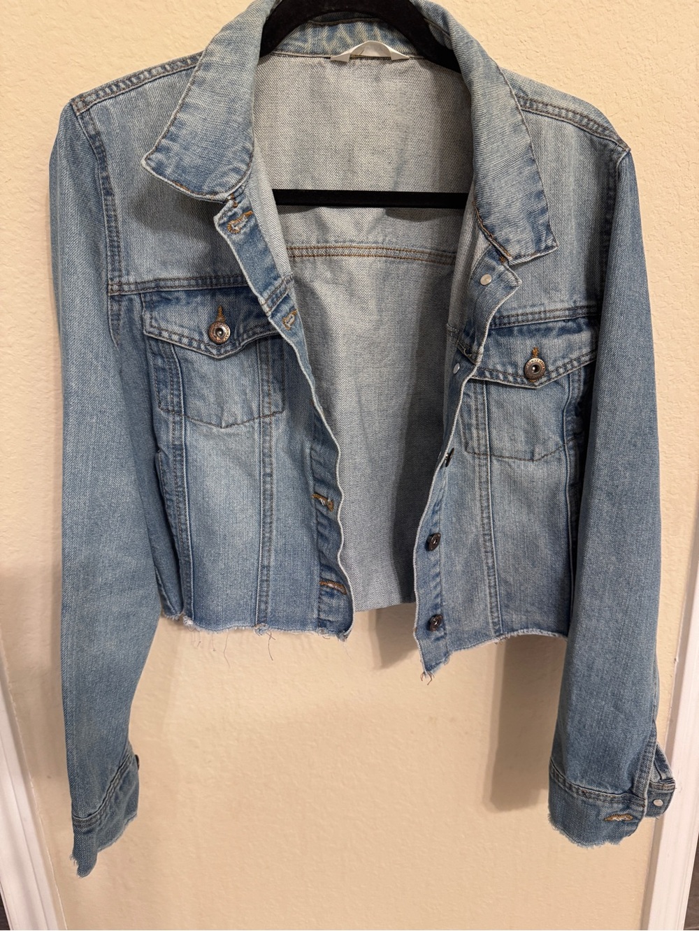 Highway Jeans Light Blue Cropped Denim Jacket